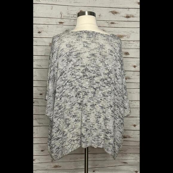 BCBG Max Azria Lagenlook oversized marled knit dolman sleeve sweater Size XXL - Picture 5 of 6